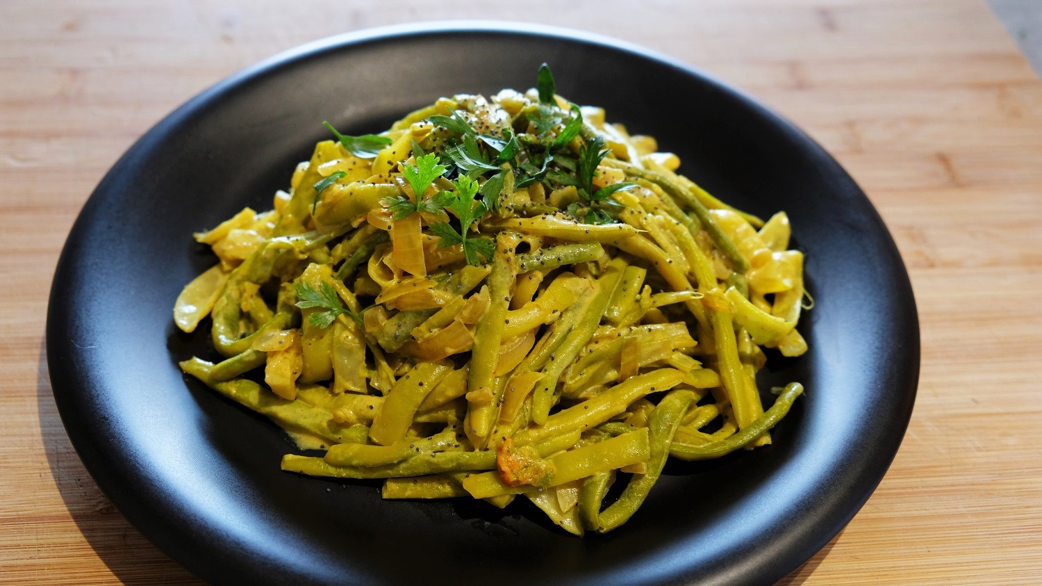 Yellow French Beans Colombo Bake Eat